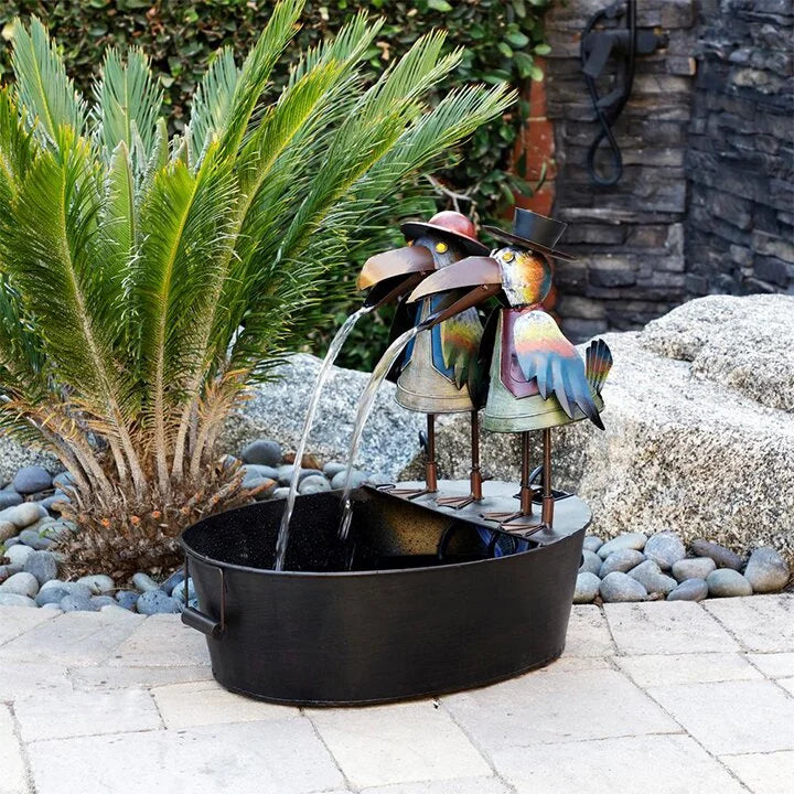 BirdArt™ - Binnenplaats Fontein Sculptuur