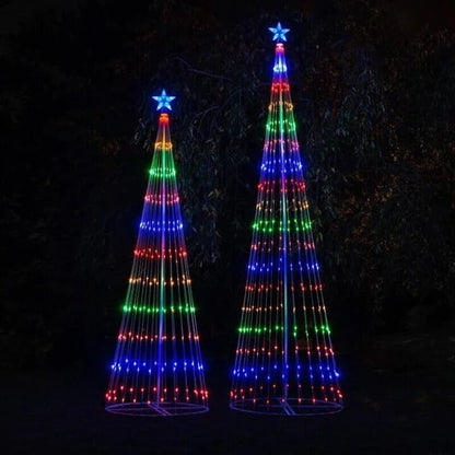 HolidayGlow™ | Meerkleurige LED Geanimeerde Buiten Kerstboom