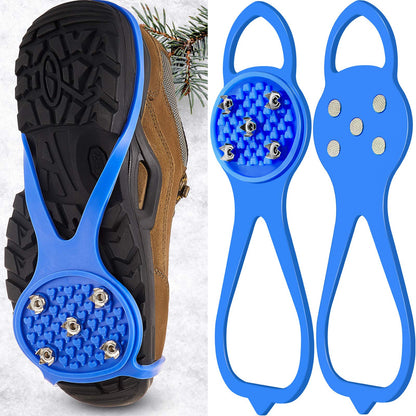 GlaciTech™ Universella Gripper Spikes | Halkskydd för Skor för Snö & Is | 49% Rabatt