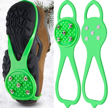 GlaciTech™ Universella Gripper Spikes | Halkskydd för Skor för Snö & Is | 49% Rabatt